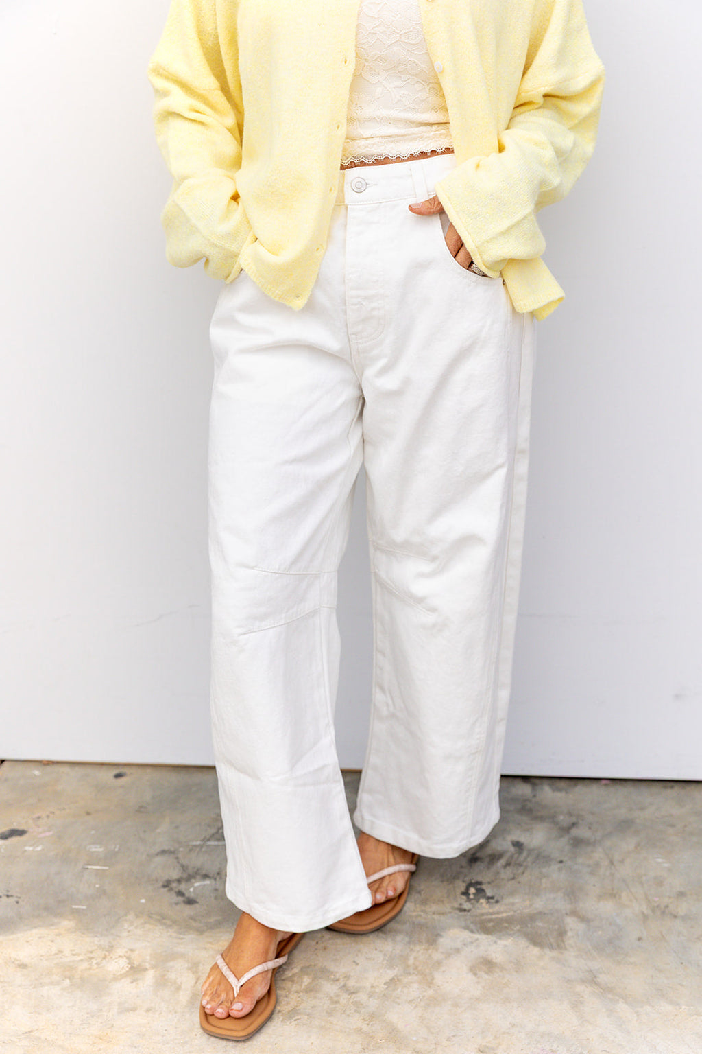 My Weakness Jeans - White