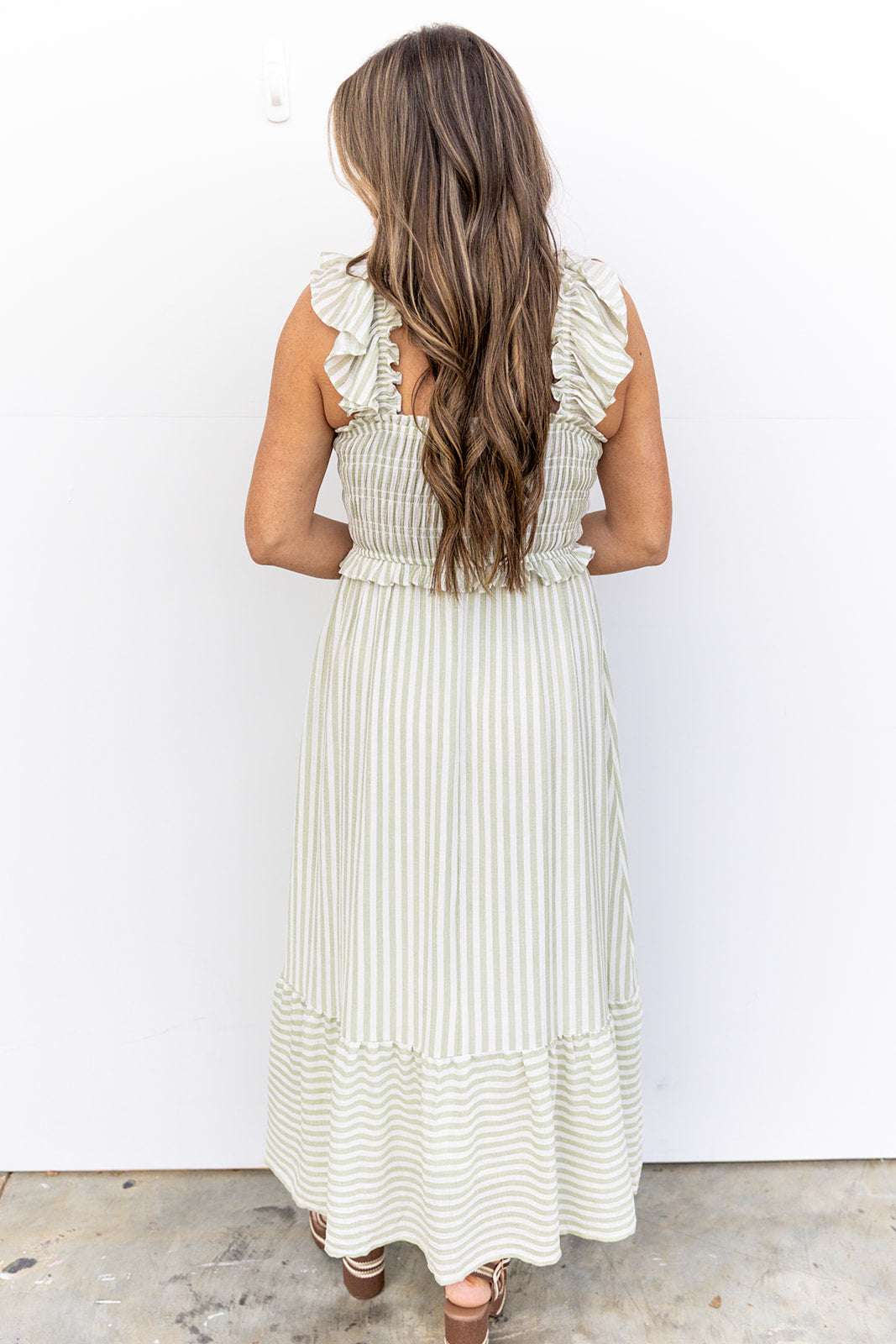 Bateman Midi Dress- Sage