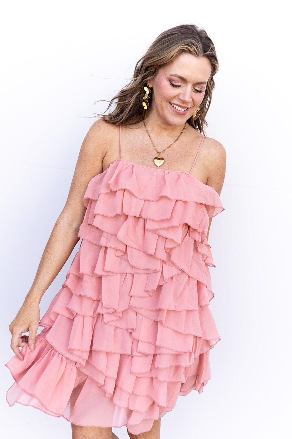 The Moment Dress - Dusty Peach