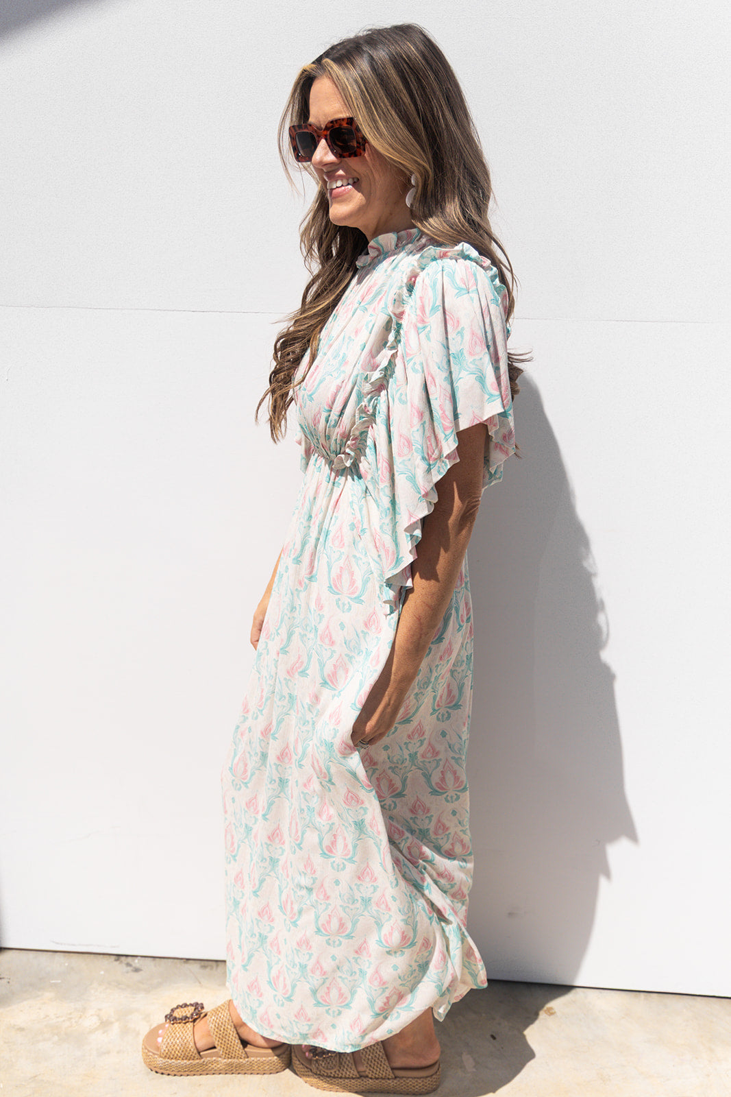 Send My Love Dress - Aqua Mix