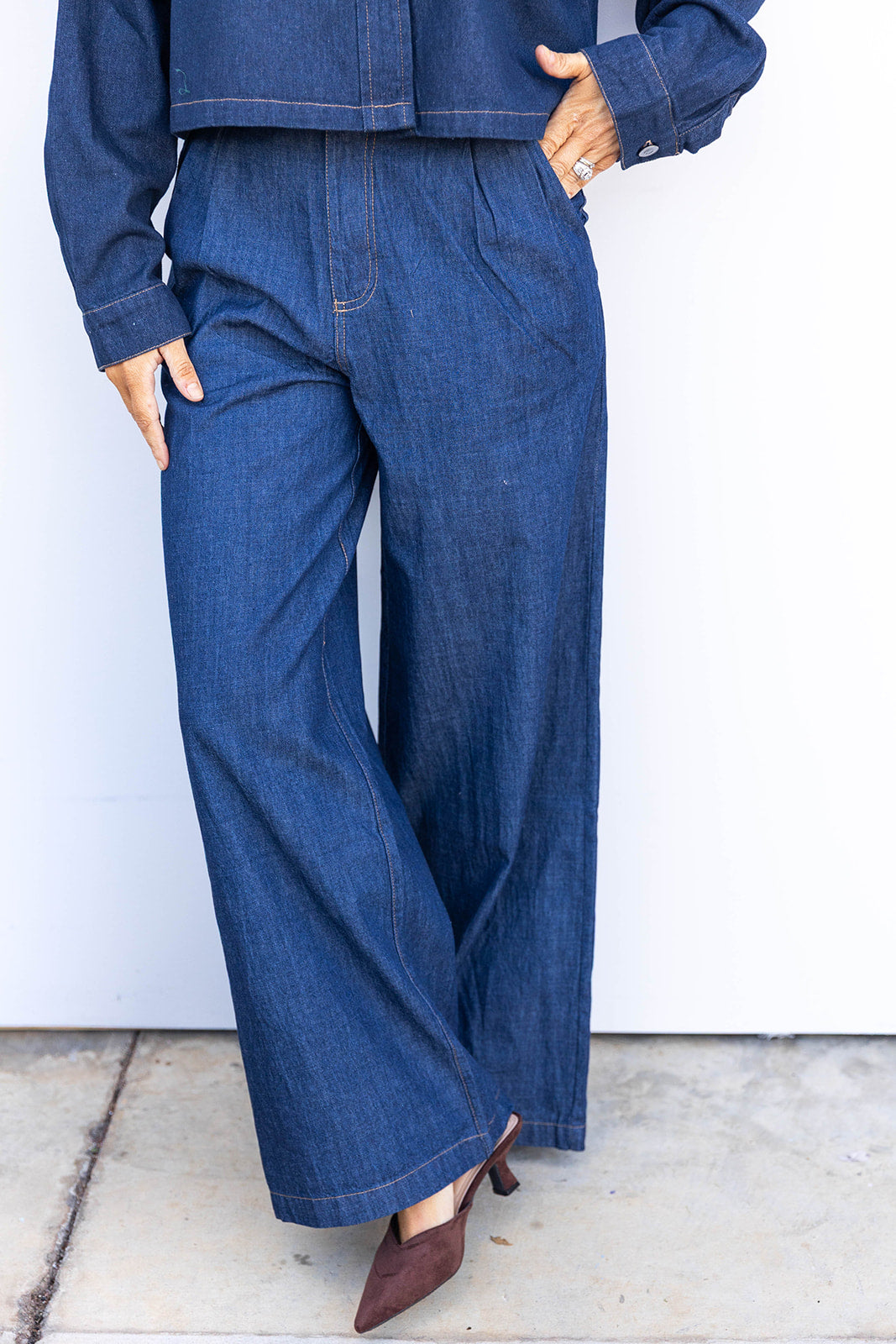 Just Jessi Denim Top