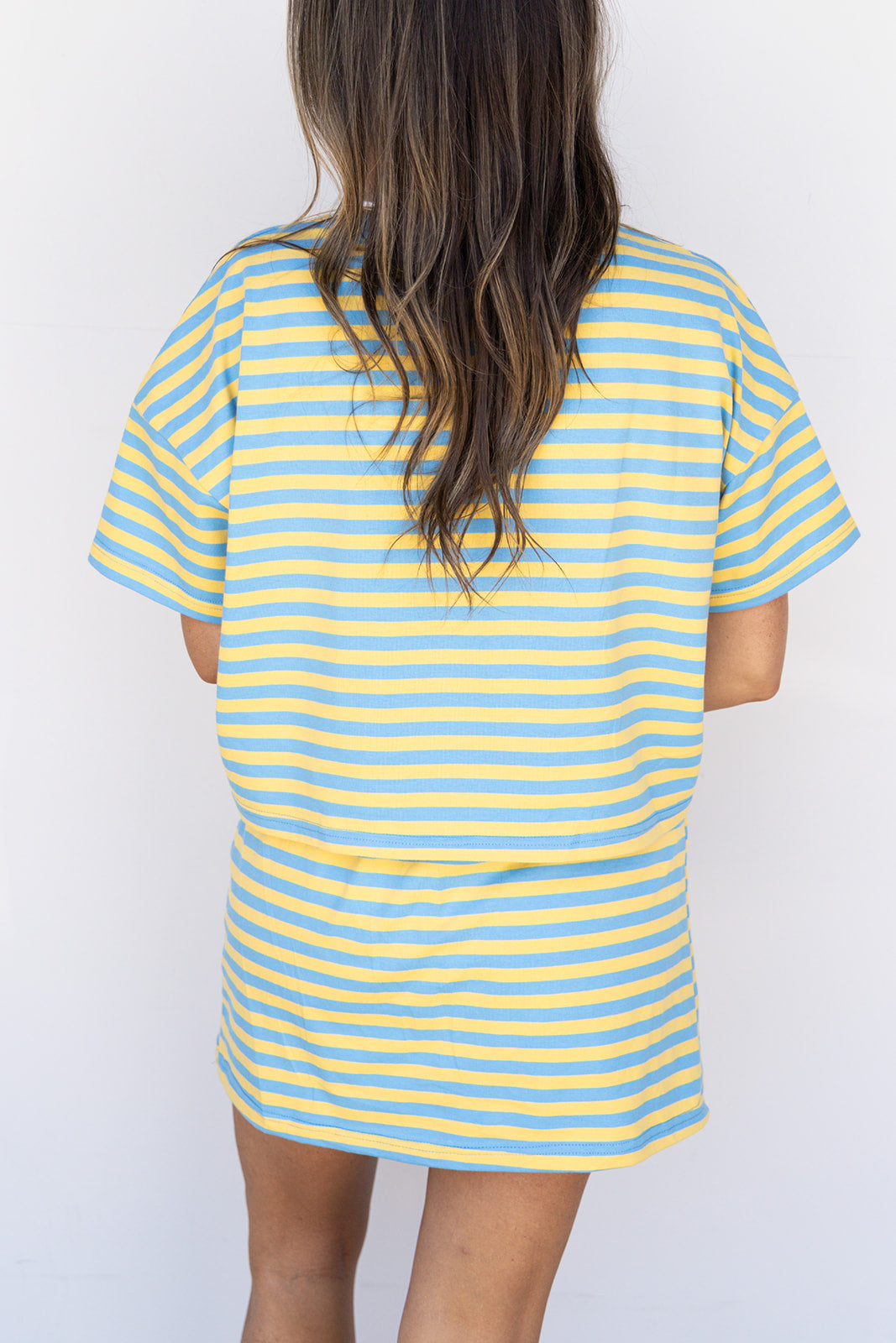 Sorbet Skort Set -Blue-Yellow  - PRE ORDER