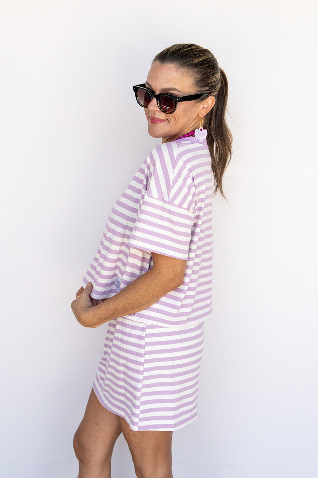 Sorbet Skort Set -Lilac - PRE ORDER