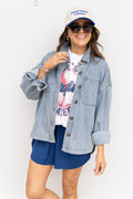 Talk To Me Shacket - Medium