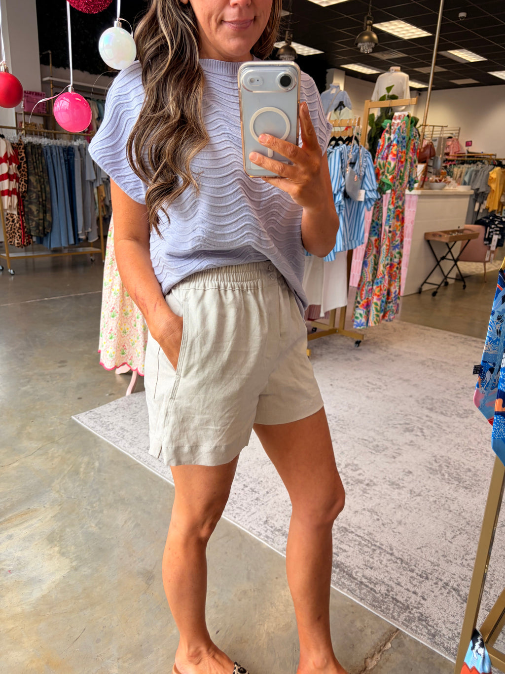 Sweet Summertime Shorts - Natural