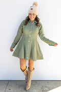 Stitchline Safari Dress - Olive