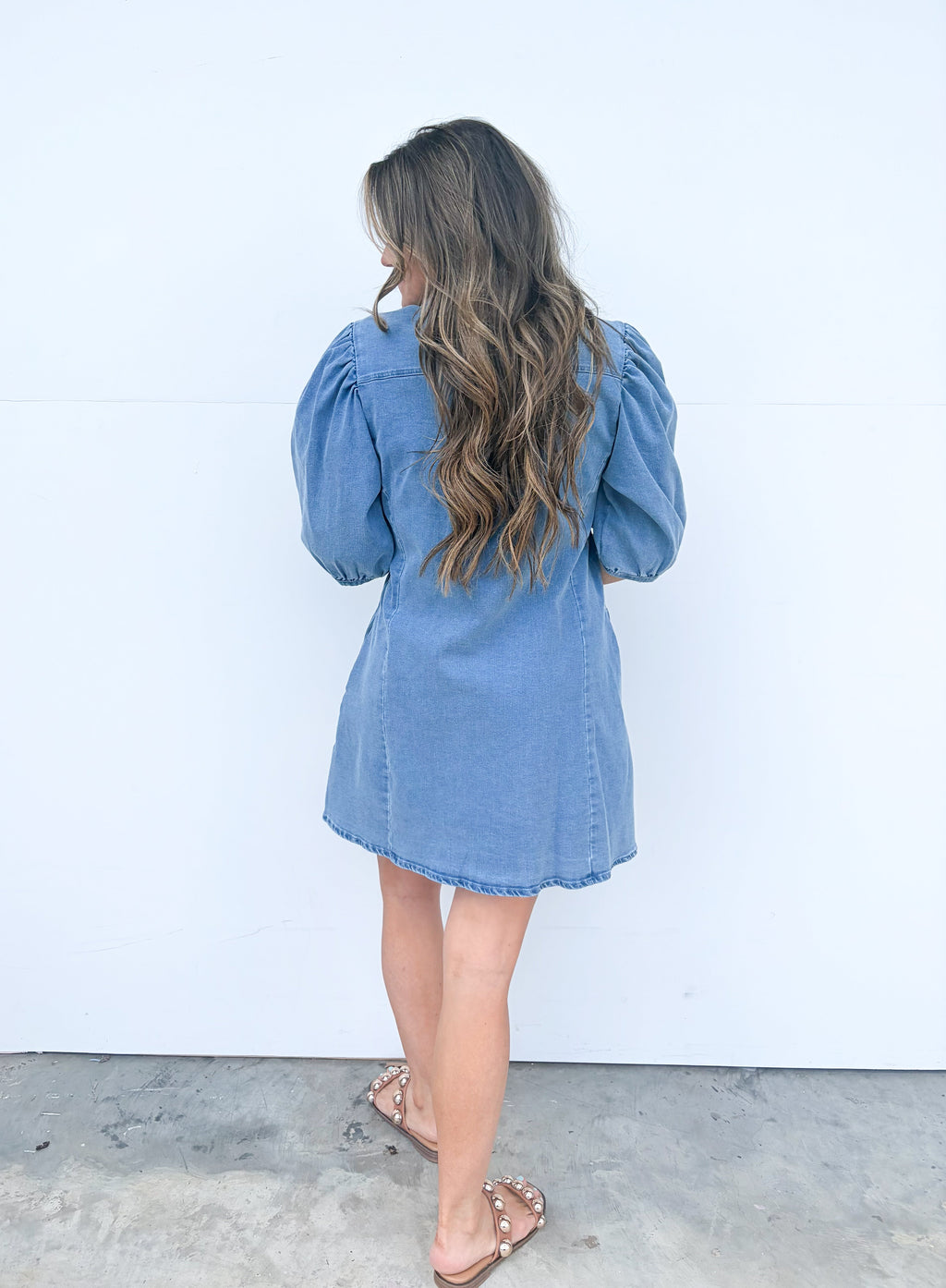 Jesus, Take The Wheel Dress - Denim