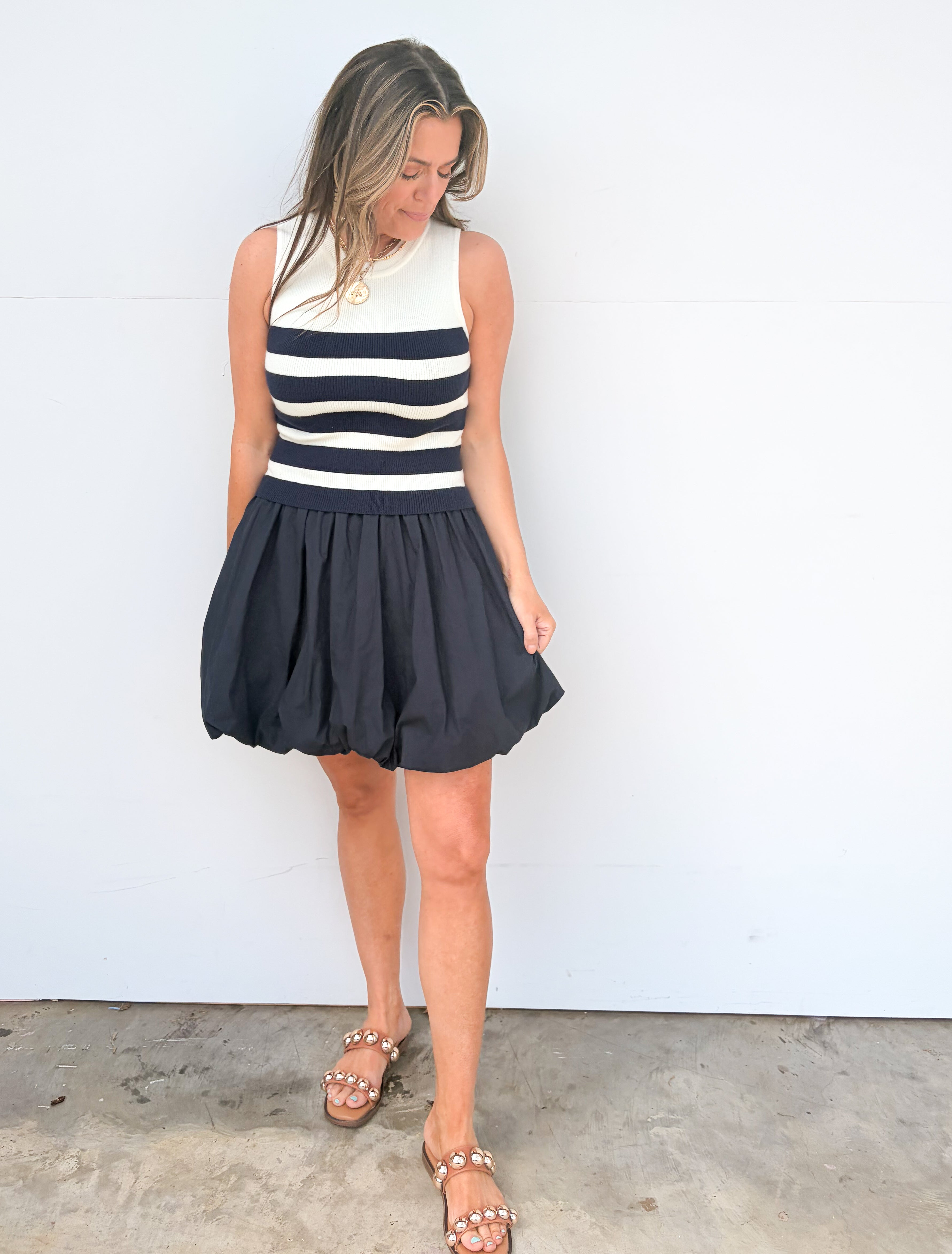 Last Night Mini Dress - Navy